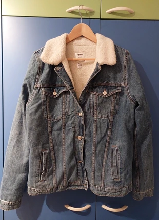 Giacca Bershka denim jeans, marca: Bershka, estado: Novo sem etiquetas, tamanho: M / 38 / 10, €7.00, €8.05 inclui Proteção do Comprador