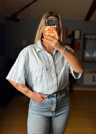 Chemise Levi’s en coton à manches courte - Taille XL - Très bon état, brand: Levi's, condition: Very good, size: XL / 42 / 14, €12.00, €13.30 includes Buyer Protection