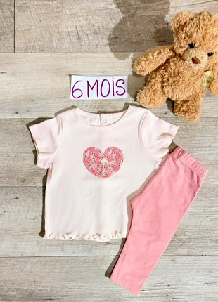Ensemble bébé fille 6 mois, marke: Obaïbi, zustand: Sehr gut, größe: 3-6 Monate / 62, 5,95 €, 6,95 € inklusive Vinted-Käuferschutz