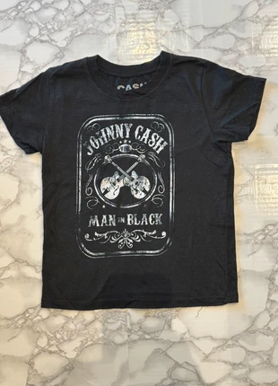 T-shirt Johnny Cash “Man in Black” taille 5 ans, brand: LOOK, condition: Very good, size: 5 years / 110 cm, €3.00, €3.85 includes Buyer Protection