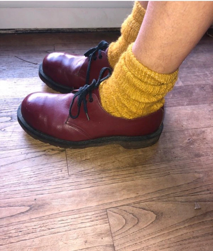 Doc martens bordeaux coquées hotsell