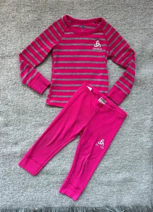 Calzamaglia termica Odlo rosa fucsia grigio a righe 80cm, marque: Odlo, état: Bon état, taille: 12-18 mois / 80 cm, 8,00 €, 9,10 € Protection acheteurs incluse