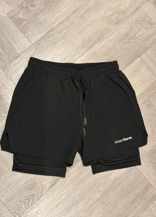 Fitness shorts with legging inside, marque: kleanform, état: Neuf avec étiquette, taille: M, 12,50 €, 13,83 € Protection acheteurs incluse