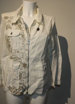 The People of the Labyrinths witte linnen zomer jasje printM, marca: The people of the labyrinths, estado: Muito bom, tamanho: M / 38 / 10, €75.00, €79.45 inclui Proteção do Comprador Pro