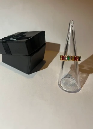 Colourful gemstone ring, brand: NO LABEL, condition: New without tags, size: Adjustable, €5.00, €5.95 includes Buyer Protection