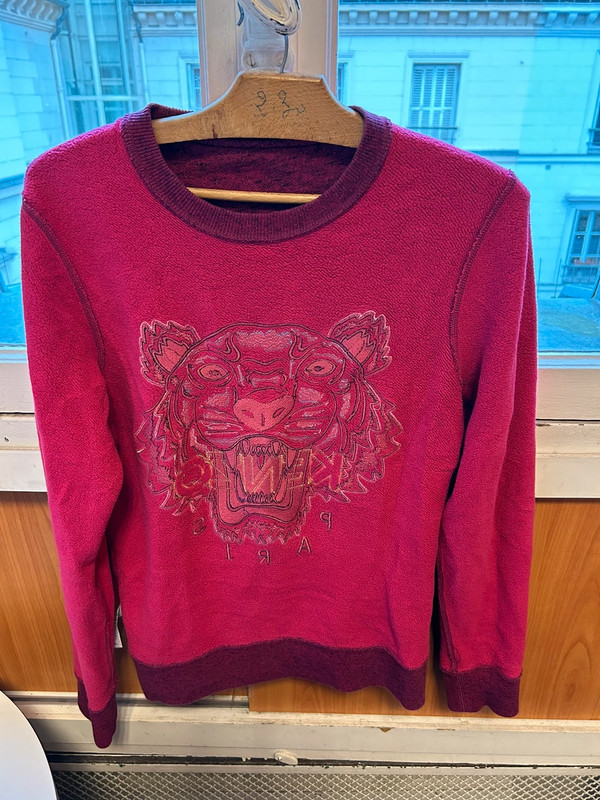 Pull kenzo tigre discount rouge