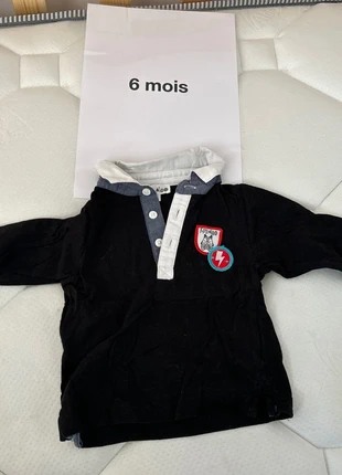 Chemise polo 6 mois, brand: Kimbaloo, condition: Good, size: 6-9 months / 68 cm, €1.00, €1.75 includes Buyer Protection