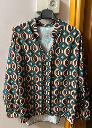 Blusa fantasia geometrica tg m/l, zustand: Sehr gut, größe: L / 40 / 12, 3,00 €, 3,85 € inklusive Vinted-Käuferschutz