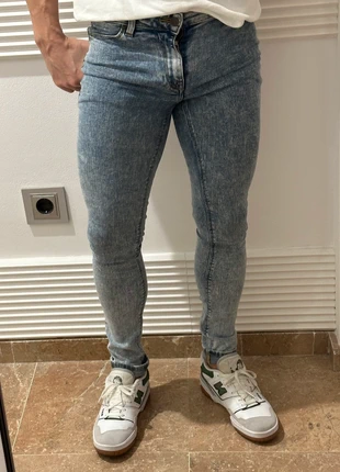 Jeans super Skinny Talla 38, azul lavado al acido., marca: ASOS, estado: Muito bom, tamanho: PT 38 | W28, €13.00, €14.35 inclui Proteção do Comprador