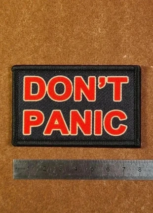 Patch Écusson Broderie Neuf Don't Panic, marque: don't panic, état: Neuf sans étiquette, 5,00 €, 5,95 € Protection acheteurs incluse
