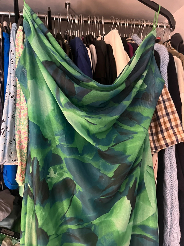 Runaway the label kapri green floral maxi dress size S | Vinted