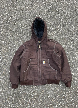 Veste Carhartt Rework Brown Dark USA Old Money Style M, marke: Carhartt, zustand: Sehr gut, größe: M, 99,00 €, 104,65 € beinhaltet Vinted-Käuferschutz Pro