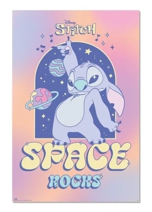 Poster – Disney Stitch Space Rocks – 61 x 91,5 cm – Fun & Galactique, brand: Disney, condition: New with tags, €9.90, €11.10 includes Buyer Protection Pro