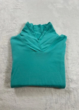 Pull sweat col haut roulé fin uni Chaps - Taille XL Homme - Bleu turquoise, brand: CHAPS, condition: Very good, size: XL, €6.00, €7.00 includes Buyer Protection