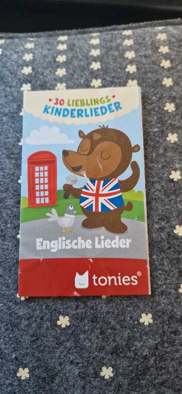 Englisch Lieder Bär tonies Box tonie Booklet