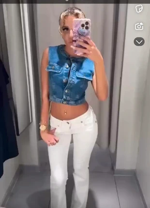 Denim waistcoat, brand: H&M, condition: New with tags, size: XS / 34 / 6, €10.00, €11.20 includes Buyer Protection