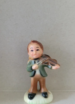 Vintage plastic figuurtje viool muzikant made in Hong Kong, merk: Hong Kong, staat: Heel goed, maat: Universeel, € 3,00, € 3,85 inclusief Kopersbescherming