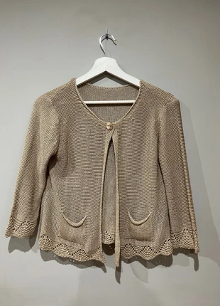 Chaqueta de punto color beige mujer, marca: Local, estado: Nuevo sin etiquetas, tamaño: Talla única, 5,00 €, 5,95 € Protección al comprador incluida