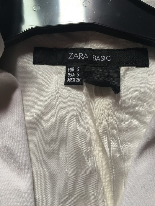 Blazer Zara blanc ecru 2