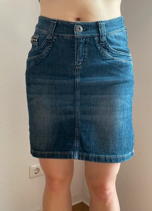 Jeansrock, marque: Yessica, état: Très bon état, taille: XS / 34 / 6, 5,00 €, 5,95 € Protection acheteurs incluse