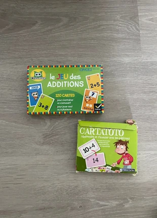 Jeux de carte addition, marque: Hatier, état: Très bon état, taille: 5 ans / 110 cm, 6,00 €, 7,00 € Protection acheteurs incluse