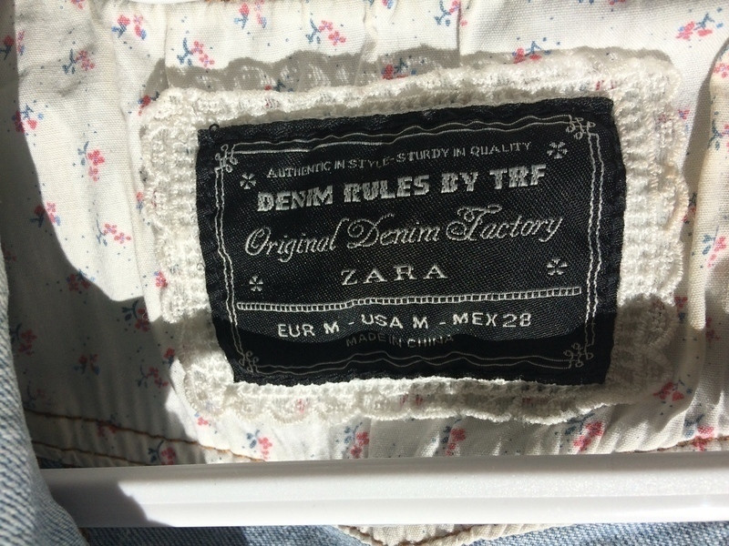 Veste en jean Zara 4