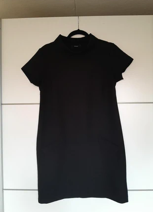 Zakelijke cocktailjurk kleine zwarte kraag retro gothic George 40, merk: George, staat: Heel goed, maat: L / 40 / 12, € 4,00, € 4,90 inclusief Kopersbescherming