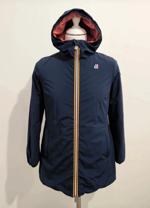 Manteau long parka rembourré réversible K-way Sophie Warm double bleu rose taille S 🔥, marque: K-Way, état: Très bon état, taille: S / 36 / 8, 219,00 €, 230,65 € Protection acheteurs (Pro) incluse