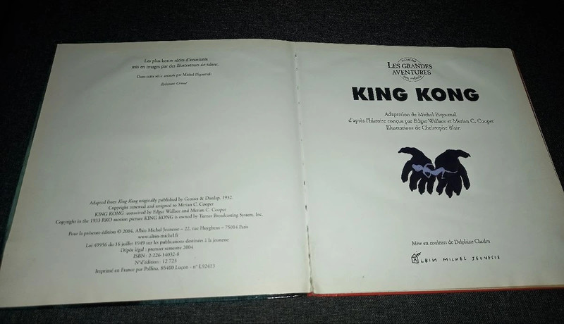 King-Kong (1ère édition) Blain & Piquemal 4