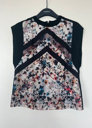 Blouse sans manche imprimée Zara, marque: Zara, état: Très bon état, taille: M / 38 / 10, 14,00 €, 15,40 € Protection acheteurs incluse