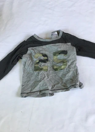 T shirt à manche longue , marque: Kitchoun, état: Très bon état, taille: 12-18 mois / 80 cm, 1,00 €, 1,75 € Protection acheteurs incluse