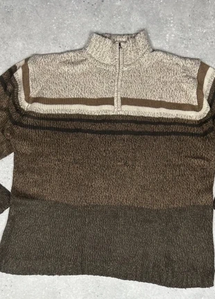 Pull camionneur 1/4 halfzip vintage | tailleXXL| brun~beige, marque: Vintage Dressing, état: Très bon état, taille: XXL, 12,00 €, 13,30 € Protection acheteurs incluse