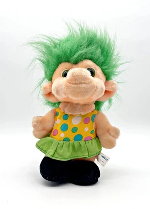 Troll en peluche cheveux vert vintage années 90, marque: Troll, état: Bon état, taille: Taille unique, 6,00 €, 7,00 € Protection acheteurs incluse