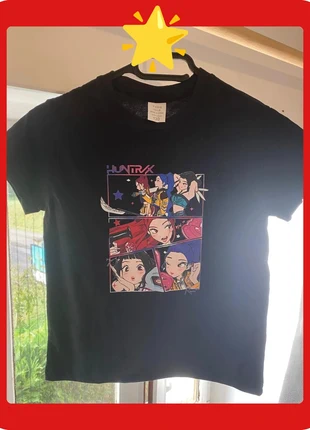 T-shirt K-pop NOIR “Huntrix” Édition Demon Hunters Taille 130 cm, état: Neuf sans étiquette, taille: 8 ans / 128 cm, 14,90 €, 16,35 € Protection acheteurs incluse