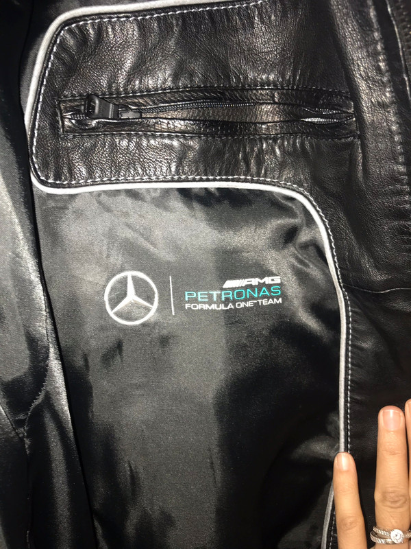 Veste homme Mercedes AMG Petronas gris argenté