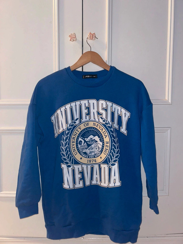 Sudadera sin capucha azul New Yorker 1