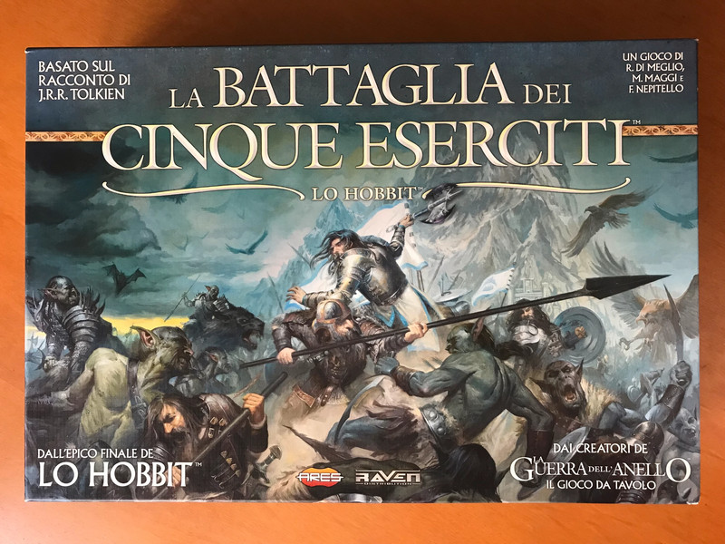 La Battaglia dei Cinque Eserciti - Lo Hobbit - Ares - Gioco da tavolo - 2014 - Tolkien 2