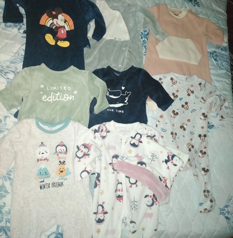 Pack 8 babygrows