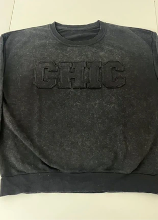 Sweat femme chic noir 42, marke: CHIC, zustand: Sehr gut, größe: XL / 42 / 14, 1,00 €, 1,75 € inklusive Vinted-Käuferschutz