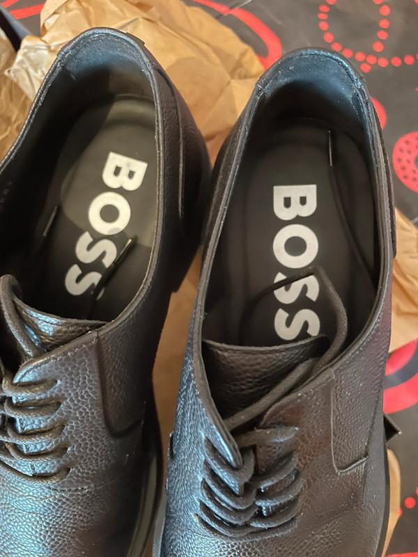 Black Derby Hugo Boss Shoes 3