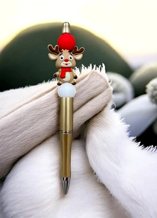 🦌 Rudolf Dourado – A Caneta do Natal Encantado 🎄, marque: Traços D’Alma, état: Neuf sans étiquette, 3,00 €, 3,85 € Protection acheteurs incluse