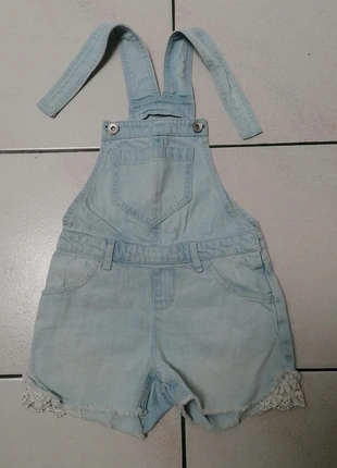 🌼 Salopette Short En Jean Vintage Bleu Clair SS2407009, état: Bon état, taille: XS / 34 / 6, 5,00 €, 5,95 € Protection acheteurs (Pro) incluse