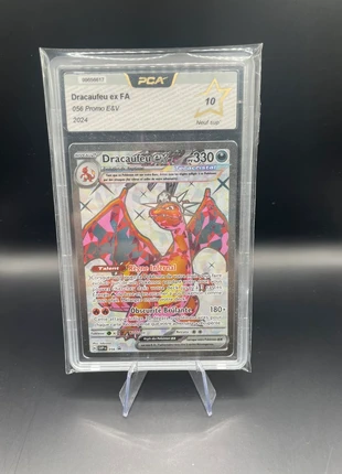 Carte Pokémon gradée PCA 10 Dracaufeu promo 056, marque: Pokémon, état: Neuf avec étiquette, 110,00 €, 116,20 € Protection acheteurs incluse