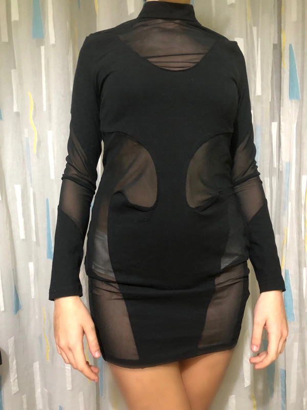 vestito nero da discoteca  1