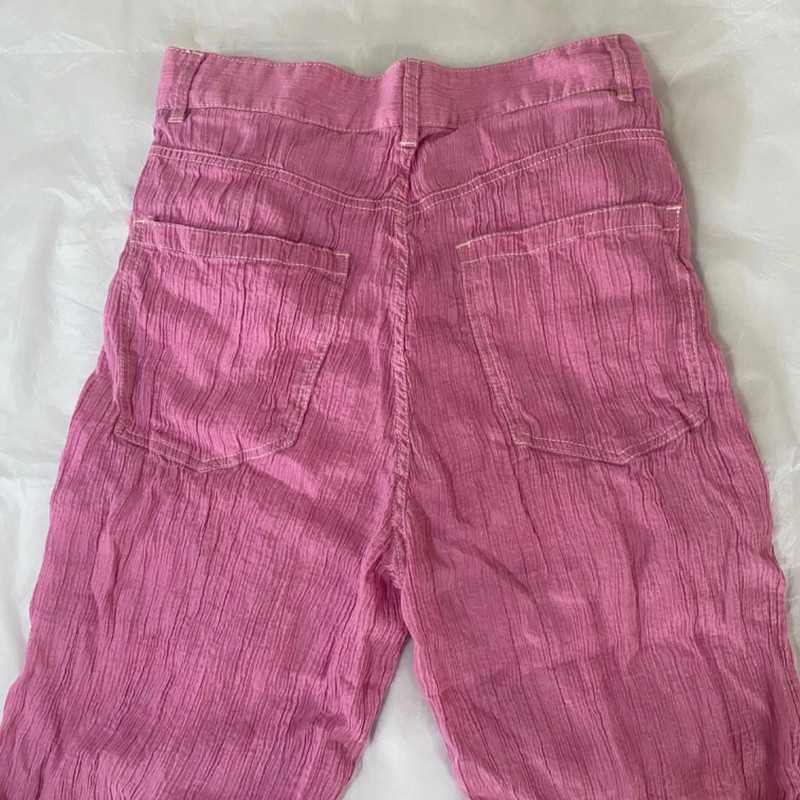 Zara, Pants & Jumpsuits, Nwt Zara Pink Wide Leg Trouser Pants Size Xs