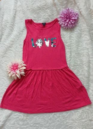 Robe d été avec sequins 10 ans, brand: Kiabi, condition: Very good, size: 10 years / 140 cm, €7.00, €8.05 includes Buyer Protection Pro