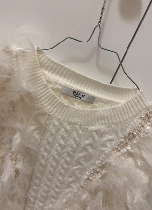 Maglia bianca, marque: Elsa.M by may, état: Très bon état, taille: M / 38 / 10, 9,00 €, 10,15 € Protection acheteurs incluse