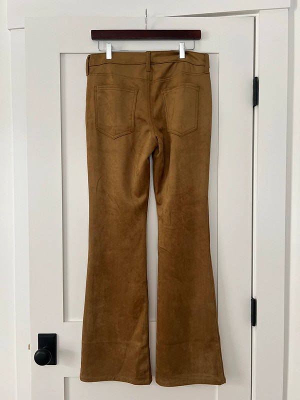 Suede-like trousers 1