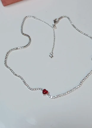 Collana tennis con cuore rosso, marque: Argento, état: Très bon état, 15,00 €, 16,45 € Protection acheteurs incluse