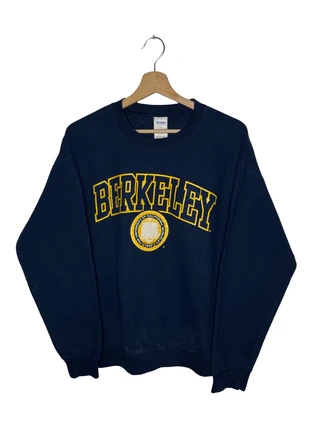 Navy Blue Berkeley University Sweatshirt – Vintage Unisex Style, marque: Gildan, état: Très bon état, taille: M, 10,00 €, 11,20 € Protection acheteurs incluse